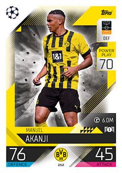 Manuel Akanji Borussia Dortmund 2022/23 Topps Match Attax ChL #212