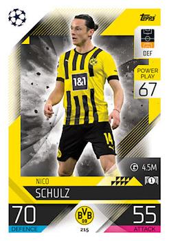 Nico Schulz Borussia Dortmund 2022/23 Topps Match Attax ChL #215
