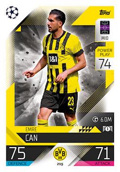 Emre Can Borussia Dortmund 2022/23 Topps Match Attax ChL #219