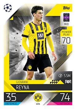 Giovanni Reyna Borussia Dortmund 2022/23 Topps Match Attax ChL #221