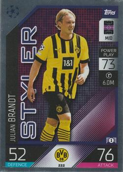 Julian Brandt Borussia Dortmund 2022/23 Topps Match Attax ChL Styler #222