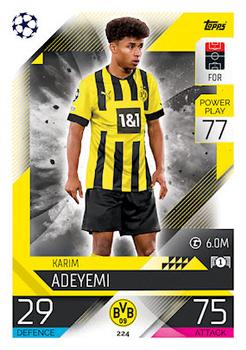 Karim Adeyemi Borussia Dortmund 2022/23 Topps Match Attax ChL #224