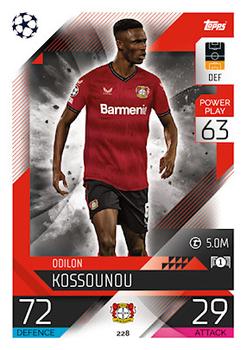 Odilon Kossounou Bayer 04 Leverkusen 2022/23 Topps Match Attax ChL #228
