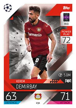 Kerem Demirbay Bayer 04 Leverkusen 2022/23 Topps Match Attax ChL #231