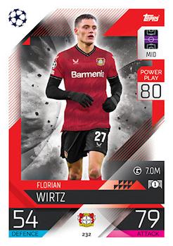 Florian Wirtz Bayer 04 Leverkusen 2022/23 Topps Match Attax ChL #232