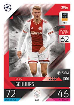 Perr Schuurs AFC Ajax 2022/23 Topps Match Attax ChL #247