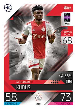 Mohammed Kudus AFC Ajax 2022/23 Topps Match Attax ChL #248