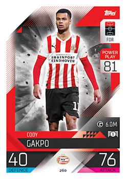 Cody Gakpo PSV Eindhoven 2022/23 Topps Match Attax ChL #260