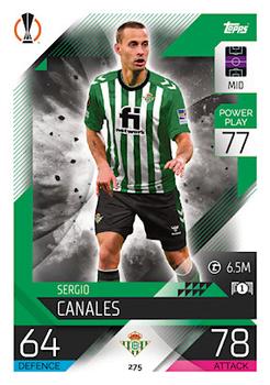 Sergio Canales Real Betis Balompie 2022/23 Topps Match Attax ChL #275