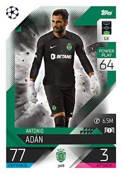 Antonio Adan Sporting CP 2022/23 Topps Match Attax ChL #308