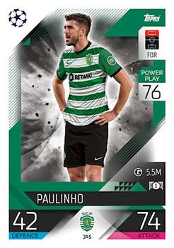 Paulinho Sporting CP 2022/23 Topps Match Attax ChL #315