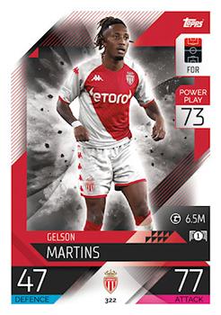 Gelson Martins AS Monaco 2022/23 Topps Match Attax ChL #322