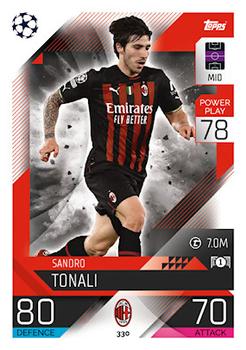 Sandro Tonali A.C. Milan 2022/23 Topps Match Attax ChL #330