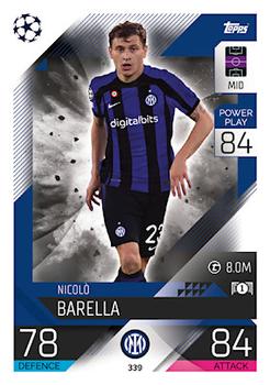 Nicolo Barella Internazionale Milano 2022/23 Topps Match Attax ChL #339