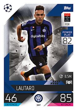 Lautaro Martinez Internazionale Milano 2022/23 Topps Match Attax ChL #342