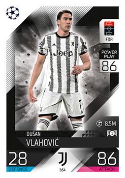 Dusan Vlahovic Juventus FC 2022/23 Topps Match Attax ChL #351