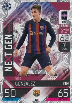 Nico Gonzalez FC Barcelona 2022/23 Topps Match Attax ChL Next Gen #395