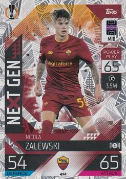 Nicola Zalewski AS Roma 2022/23 Topps Match Attax ChL Next Gen #412