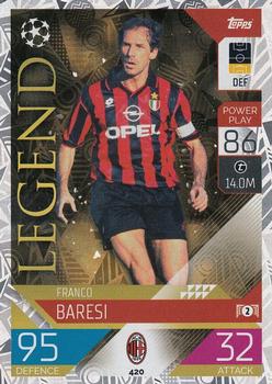 Franco Baresi A.C. Milan 2022/23 Topps Match Attax ChL Legend #420