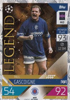 Paul Gascoigne Rangers 2022/23 Topps Match Attax ChL Legend #422