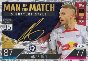 Angelino RB Leipzig 2022/23 Topps Match Attax ChL Man of the Match Signature Style #426