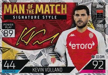 Kevin Volland AS Monaco 2022/23 Topps Match Attax ChL Man of the Match Signature Style #443