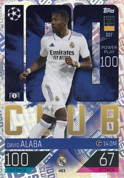 David Alaba Real Madrid 2022/23 Topps Match Attax ChL 100 Club #453