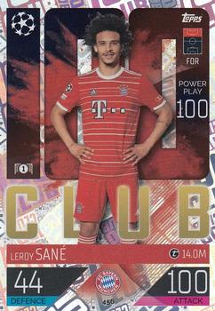 Leroy Sane Bayern Munchen 2022/23 Topps Match Attax ChL 100 Club #456