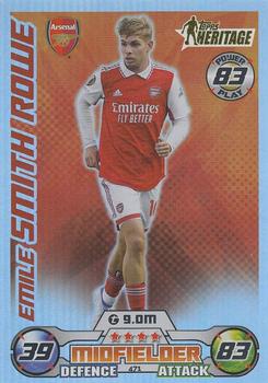 Emile Smith-Rowe Arsenal 2022/23 Topps Match Attax ChL Topps Heritage #471
