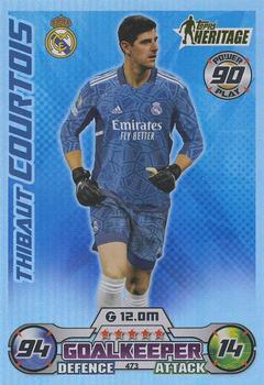 Thibaut Courtois Real Madrid 2022/23 Topps Match Attax ChL Topps Heritage #473