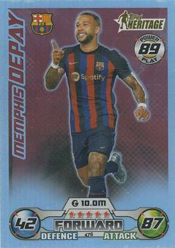 Memphis Depay FC Barcelona 2022/23 Topps Match Attax ChL Topps Heritage #476