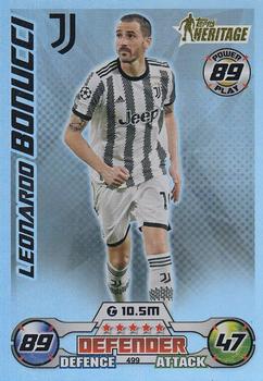 Leonardo Bonucci Juventus FC 2022/23 Topps Match Attax ChL Topps Heritage #499