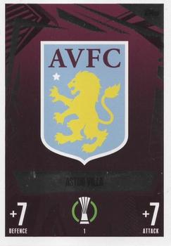 Club Badge Aston Villa 2023/24 Topps Match Attax UEFA ChL #1