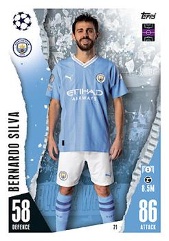 Bernardo Silva Manchester City 2023/24 Topps Match Attax UEFA ChL #21