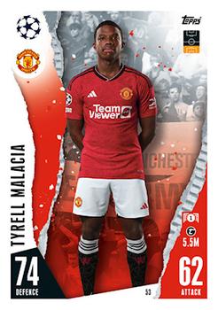 Tyrell Malacia Manchester United 2023/24 Topps Match Attax UEFA ChL #53