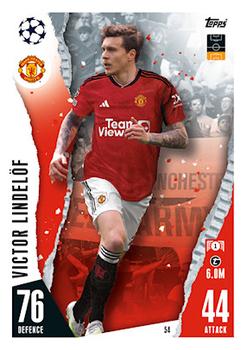 Victor Lindelof Manchester United 2023/24 Topps Match Attax UEFA ChL #54