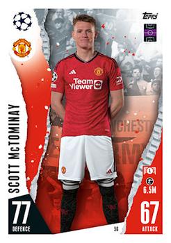 Scott McTominay Manchester United 2023/24 Topps Match Attax UEFA ChL #56