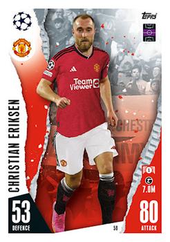 Christian Eriksen Manchester United 2023/24 Topps Match Attax UEFA ChL #58