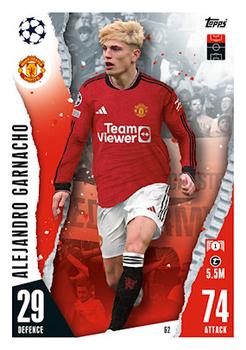 Alejandro Garnacho Manchester United 2023/24 Topps Match Attax UEFA ChL #62