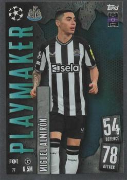 Miguel Almiron Newcastle United 2023/24 Topps Match Attax UEFA ChL Playmaker #77