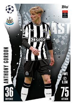 Anthony Gordon Newcastle United 2023/24 Topps Match Attax UEFA ChL #78