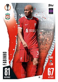 Fabinho Liverpool 2023/24 Topps Match Attax UEFA ChL #89