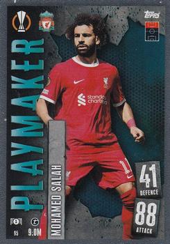 Mohamed Salah Liverpool 2023/24 Topps Match Attax UEFA ChL Playmaker #95