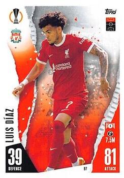 Luis Diaz Liverpool 2023/24 Topps Match Attax UEFA ChL #97