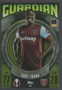 Kurt Zouma West Ham United 2023/24 Topps Match Attax UEFA ChL Guardian #103