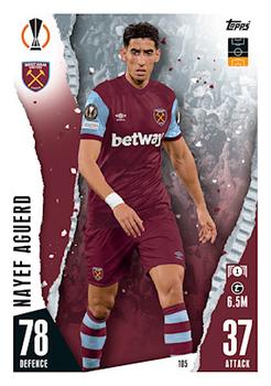 Nayef Aguerd West Ham United 2023/24 Topps Match Attax UEFA ChL #105