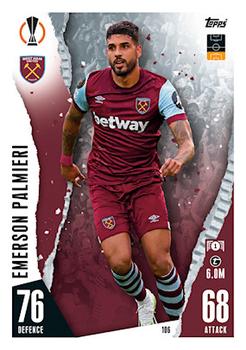 Emerson Palmieri West Ham United 2023/24 Topps Match Attax UEFA ChL #106
