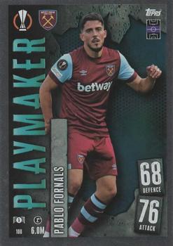 Pablo Fornals West Ham United 2023/24 Topps Match Attax UEFA ChL Playmaker #108