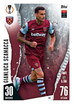 Gianluca Scamacca West Ham United 2023/24 Topps Match Attax UEFA ChL #114