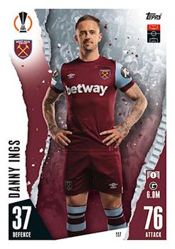Danny Ings West Ham United 2023/24 Topps Match Attax UEFA ChL #117
